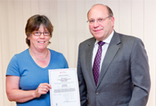 BMT staff with their OHSAS Health and Safety Accreditiation