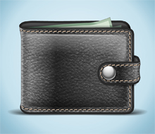 Generic image of a wallet, representing pay and bonuses