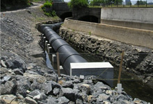 Pipeline being dug